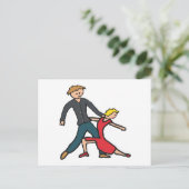 Carte Postale Danse Salsa (Debout devant)