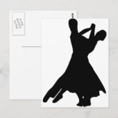 Carte Postale Danse standard (Devant / Derrière)