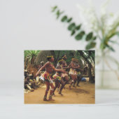Carte Postale Danse, Style Zulu - Afrique du Sud (Debout devant)