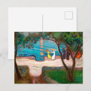 Carte Postale Danse sur un rivage Edvard Munch