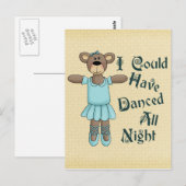 Carte Postale Danse toute la nuit (Devant / Derrière)