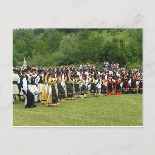 Carte Postale Danse traditionnelle grecque (Devant)