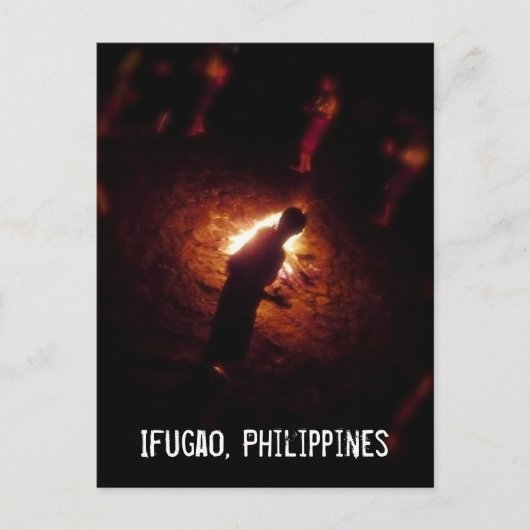 Carte Postale Danse tribale (Devant)