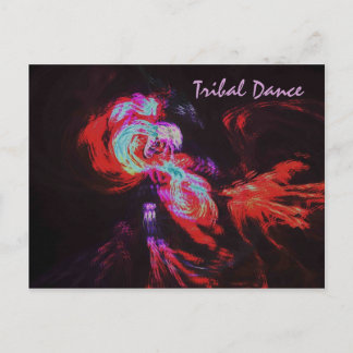 CARTE POSTALE DANSE TRIBALE