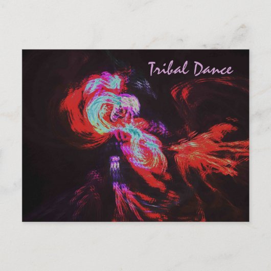 CARTE POSTALE DANSE TRIBALE (Devant)