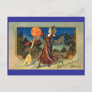 Carte Postale Danse vintage d'Halloween