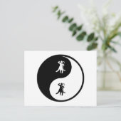 Carte Postale Danse Yin Yang (Debout devant)