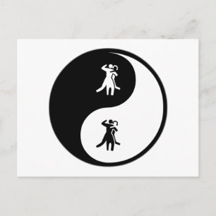 Carte Postale Danse Yin Yang