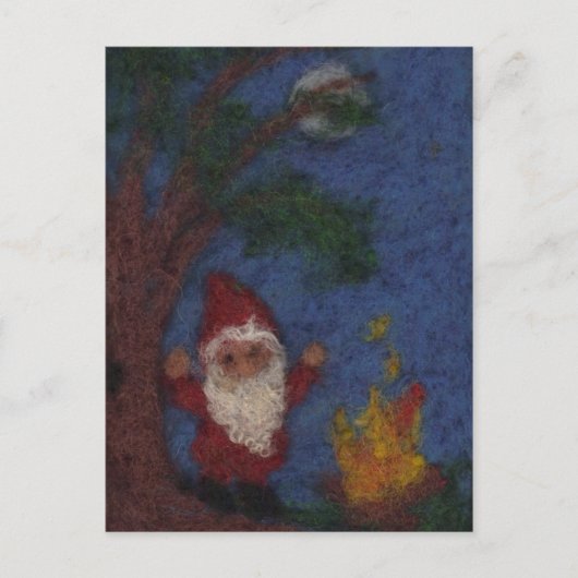 Carte Postale Danser autour du feu (Devant)