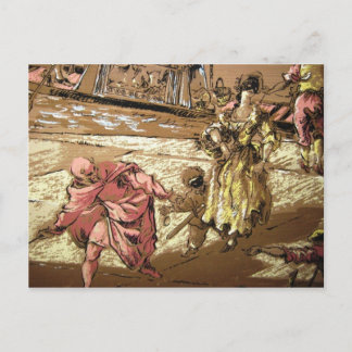 Carte Postale Danser avec le diable