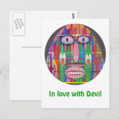 Carte Postale Danser avec le diable (Devant / Derrière)