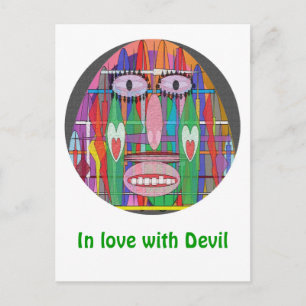 Carte Postale Danser avec le diable