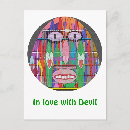 Carte Postale Danser avec le diable (Devant)