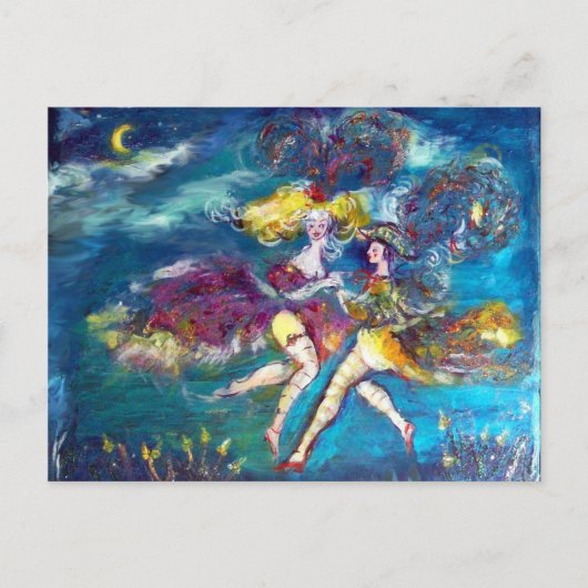 CARTE POSTALE DANSER DANS LA NUIT (Devant)