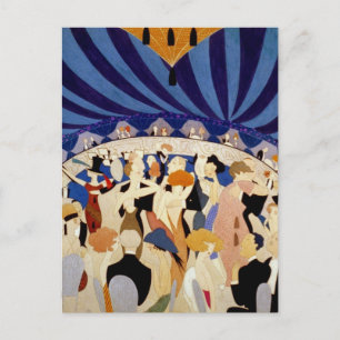 Carte Postale Danser dans un groupe de jazz