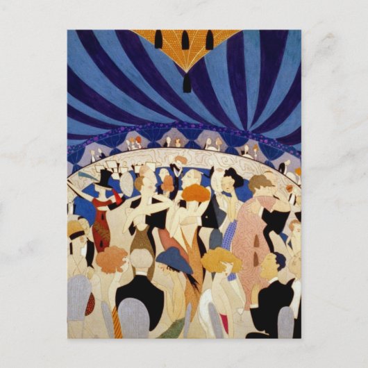 Carte Postale Danser dans un groupe de jazz (Devant)