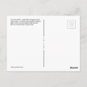 Carte Postale Danser de guitare avec orchestre superbe guitare (Dos)