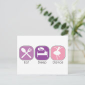 Carte Postale Danser Dormir (Debout devant)