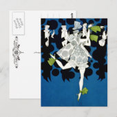 Carte Postale Danser la nuit loin (Devant / Derrière)