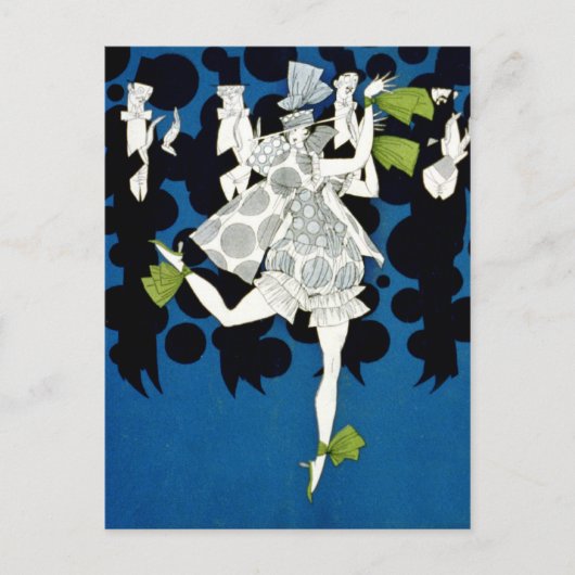 Carte Postale Danser la nuit loin (Devant)