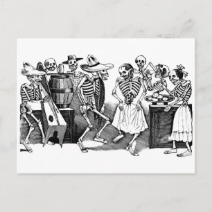 Carte Postale "Danser le Jarabe dans l'autre monde"