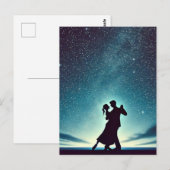 Carte Postale Danser sous le ciel étoilé (Devant / Derrière)