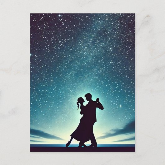 Carte Postale Danser sous le ciel étoilé (Devant)