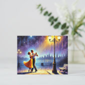 Carte Postale Danser sous le lampadaire (Debout devant)