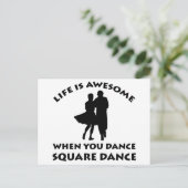 Carte Postale Danses carrés (Debout devant)