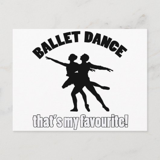 Carte Postale Danses de ballet (Devant)
