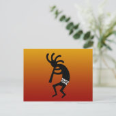 Carte Postale Danses de conception sud-ouest Kokopelli (Debout devant)