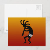 Carte Postale Danses de conception sud-ouest Kokopelli (Devant / Derrière)