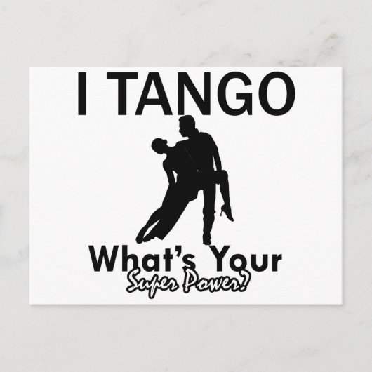 Carte Postale Danses de tango (Devant)