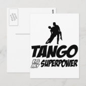 Carte Postale Danses de tango (Devant / Derrière)
