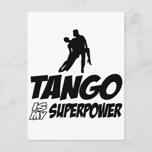 Carte Postale Danses de tango (Devant)