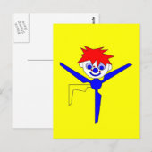 Carte Postale Danseur (Devant / Derrière)