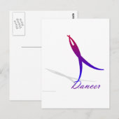 Carte Postale Danseur (Devant / Derrière)