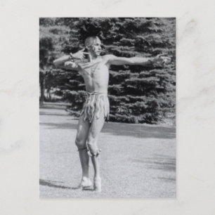 Carte Postale Danseur, années 1930,