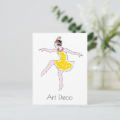 Carte Postale Danseur Art déco (Debout devant)
