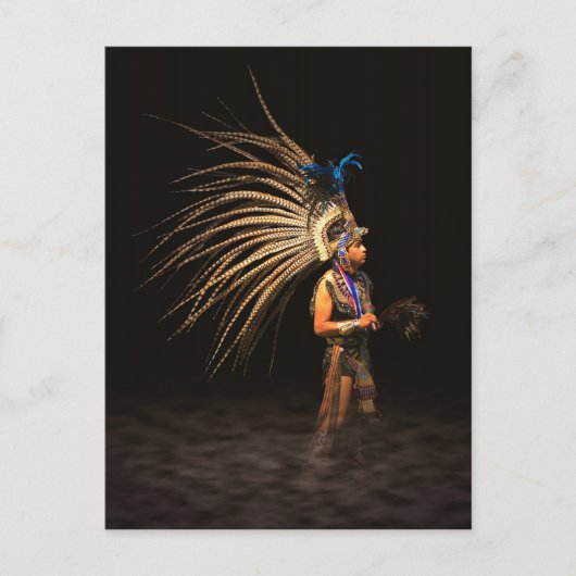 Carte Postale Danseur Aztec (Devant)