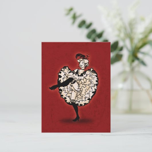 Carte Postale Danseur Cancan (Debout devant)
