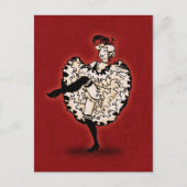 Carte Postale Danseur Cancan (Devant)