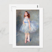 Carte Postale Danseur de ballet, Renoir (Devant / Derrière)