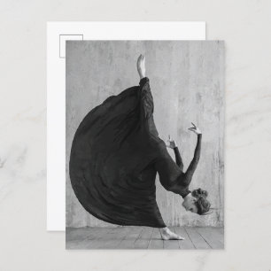 Carte Postale Danseur de ballet victorien en mouvement