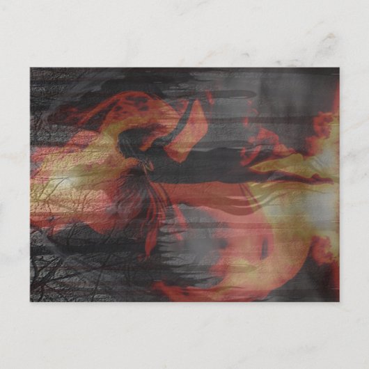 Carte Postale Danseur de feu (Devant)