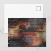 Carte Postale Danseur de feu (Devant / Derrière)