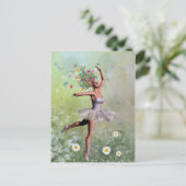 Carte Postale Danseur de fleurs (Debout devant)