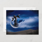 Carte Postale Danseur de lune - Rêves de sable (Devant / Derrière)