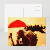 Carte Postale Danseur de prairie (Devant / Derrière)