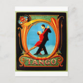 Carte Postale Danseur de tango (Devant)